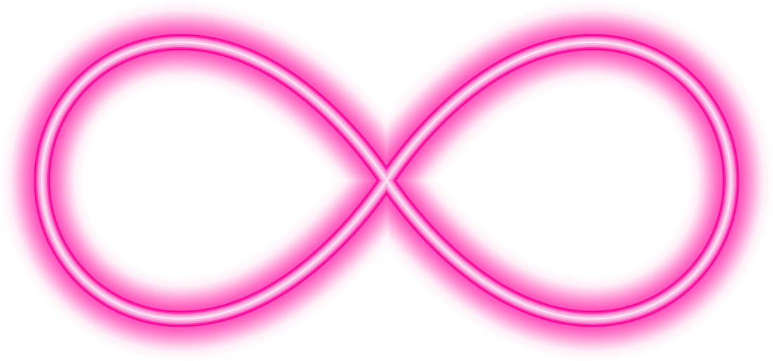 pink infinity line neon.