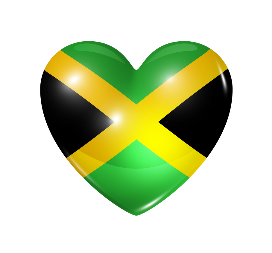 Love Jamaica, Heart Flag Icon